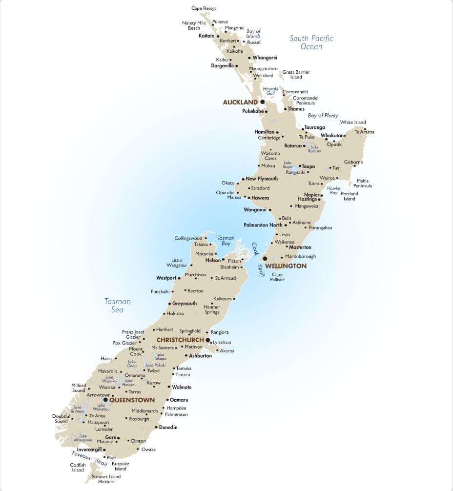 Kort over new zealand skal se