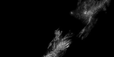 Kort over new zealand højde