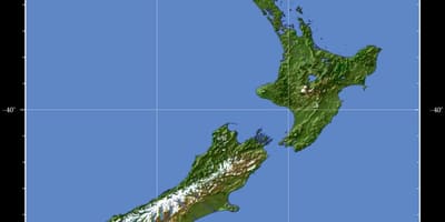 New zealand jorden kort