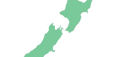 New zealand kort tegning