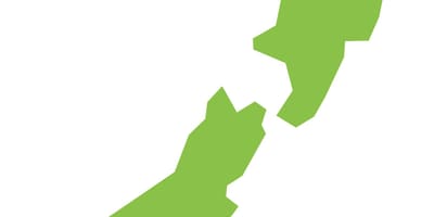 Kort over new zealand png